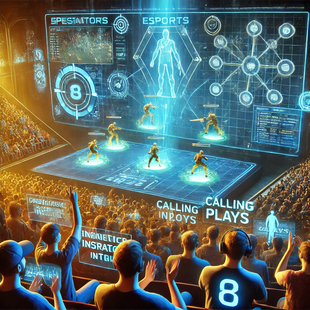 A thrilling esports event where players and audience members team up in real-time. Spectators influence gameplay by providing strategic input and interacting with gamers.